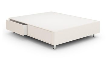 Кровать без изголовья Lonax Box Drawer 1 ящик эконом Белый