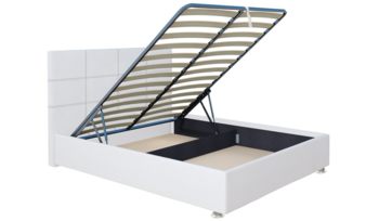 Кровать мягкая 110х200 см Промтекс-Ориент Атнес Luxa Milk (с подъемным механизмом)