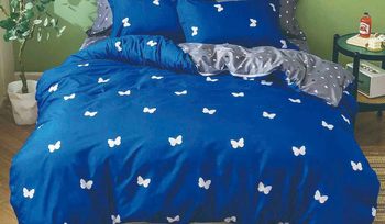 Комплект постельного белья 1,5-спальное из хлопка и полиэстра Tango DF-173