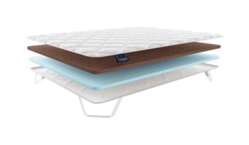 Наматрасник ортопедический средней жесткости Materlux Кокос 3+Natural foam 3