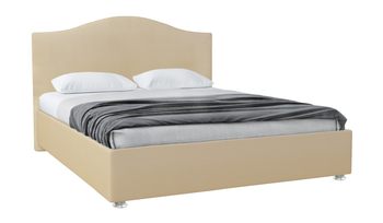 Кровать бежевая Промтекс-Ориент Ренса Luxa Almond (с основанием)