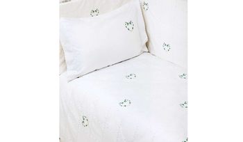 Комплект постельного белья с вышивкой Luxberry СЕРДЕЧКИ
