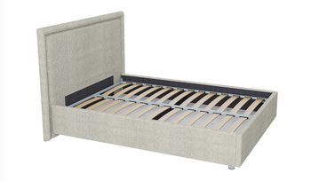 Кровать мягкая с обивкой из искусственной замши Benartti Rocca box (с подъемным механизмом)