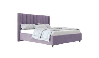 Кровать мягкая фиолетовая Beautyson Dorotea велюр Formula 890 фиолетовый (с основанием)