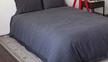 Комплект постельного белья из льна Luxberry BEDROOM LINE графитовый