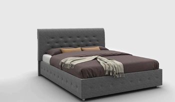 Кровать в современном стиле Sleeptek Premier 1 Велюр 16 (с основанием)