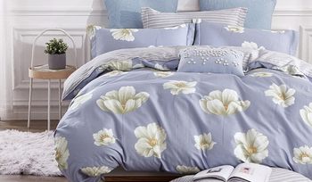 Комплект постельного белья с цветами Kingsilk VX-111