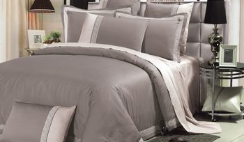 Комплект постельного белья с кружевами Асабелла 611-4L