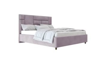 Кровать мягкая фиолетовая Beautyson Simona велюр Formula 134 сиреневый (с основанием)