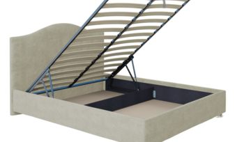 Кровать мягкая 110х200 см Промтекс-Ориент Ренса Velutto 01 с подъемным механизмом