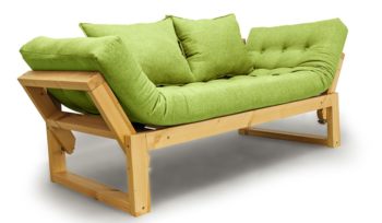 Диван двухместный кровать Арско Амбер двухместный зеленый