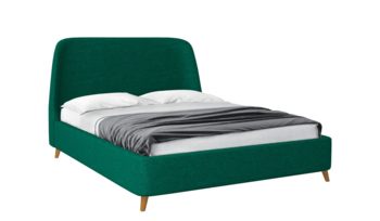 Кровать зеленая Sontelle Style Flaton Velutto 20 (с основанием)