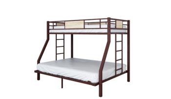 Кровать коричневая металлическая Формула мебели Гранада 140