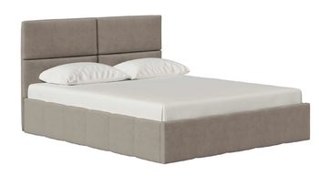 Кровать мягкая 180х200 см Corretto Медисон серый (с основанием)
