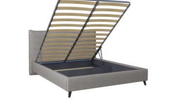 Кровать мягкая 110х200 см Sontelle Style Kamizo Malta grey с подъемным механизмом