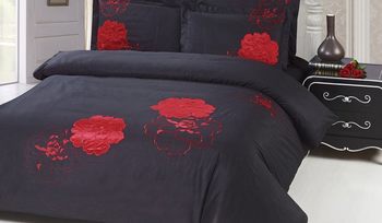 Комплект постельного белья с вышивкой Kingsilk C-64