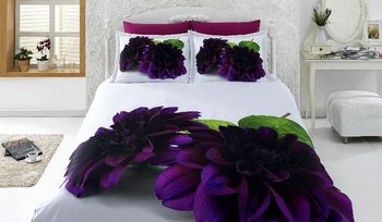 Комплект постельного белья с цветами Virginia Secret 1331-02