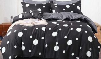 Комплект постельного белья черное Tango DF01-136