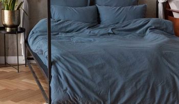 Комплект постельного белья 1,5-спальное BOVI SOFT SATEEN индиго