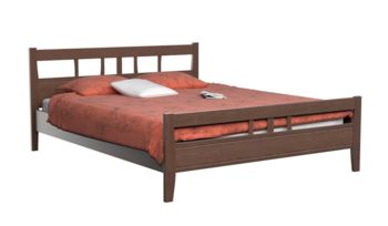 Кровать из массива 180x200 см DreamLine Лагуна бук Орех