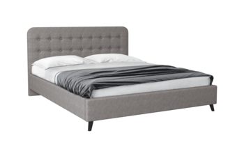 Кровать Sontelle Style Kipso Malta grey (с основанием)