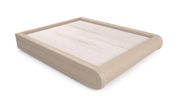 Кровать Mr.Mattress Practic Box L экокожа Beige