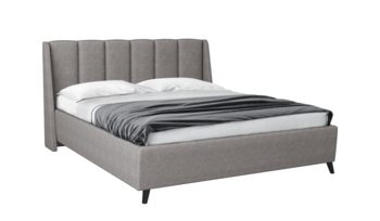 Кровать мягкая 110х200 см Sontelle Style Skordia Malta grey (с основанием)