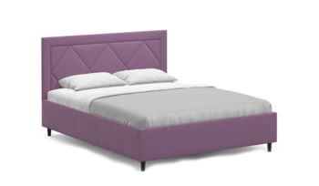 Кровать мягкая фиолетовая Moon Trade Moon Family 1255 фиолетовая рогожка 74-74 (с подъемным механизмом)
